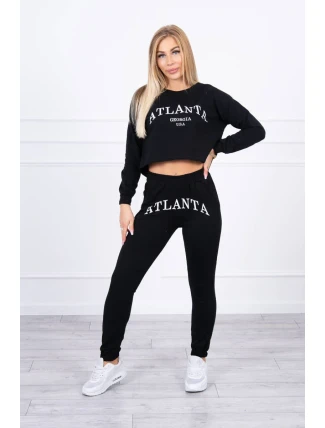 Atlanta tištěná sada černá