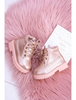 Dětské boty traper Zlate růžove Dexter Dětské boty traper Zlate růžove Dexter