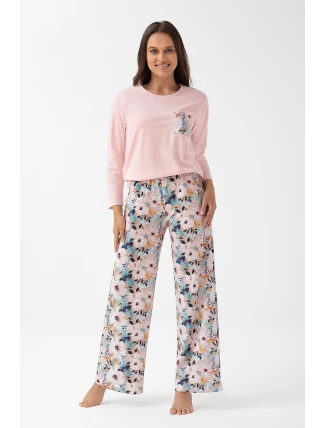 Pyžamo Luna 348 long/r 3XL Z25/26 dámské