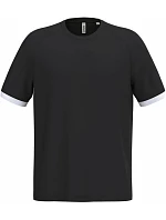 Kariban ProAct PA 4045 Unisex kontrastní sportovní tričko 20.4045 black/white