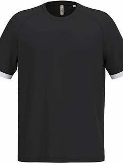 Kariban ProAct PA 4045 Unisex kontrastní sportovní tričko 20.4045 black/white
