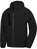 Result R 909X Unisex 3-vrstvá softshellová bunda s kapucí 30.909X black/black