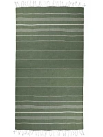 The One Towelling Hamam Sultan Hamam ručník "Sultan" 48.1019 olive green/white The One Towelling Hamam Sultan Hamam ručník "Sultan" 48.1019 olive green/white