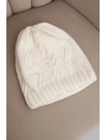 Čepice s polarovým fleecem Sylwia K244 ecru