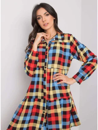 Šaty DHJ SK 12808.64P černá a červená Šaty DHJ SK 12808.64P černá a červená