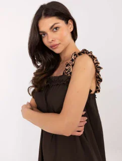 Šaty MI SK A6412.68 tmavě hnědé