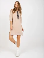 Šaty RV SK 6273.47P béžová Šaty RV SK 6273.47P béžová