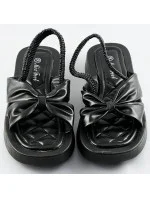 Černé sandály na platformě (CM-58) Černé sandály na platformě (CM-58)