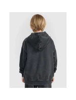 Chlapecká nepruhovaná mikina s kapucí 4F 4FJRAW25TSWSM2344-22S