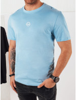 Pánské tričko s potiskem, modré Dstreet RX5459
