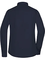 Daiber JN 677 Popelínová halenka s dlouhým rukávem 02.0677 navy Daiber JN 677 Popelínová halenka s dlouhým rukávem 02.0677 navy