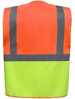 Yoko HVW 801 Hi-Vis multifunkční vesta 79.W801 hi vis orange/hi vis yellow