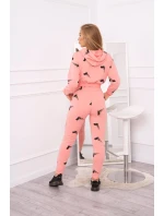 Sada s potiskem pistole meruňková