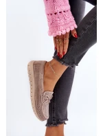 Dámské mokasíny s mašlí béžové Reece