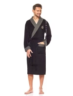 Pánský župan 9102 black - L&L Pánský župan 9102 black - L&L