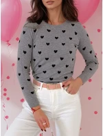 Dámský svetr FREYJA šedý FashionStreet MY2049