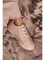 Kožené tenisky Big Star JJ374022 Nude