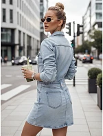 Džínové mini šaty JENSAGA  EY2592 sv.modré - DStreet
