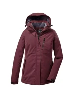 Dámský kabát s kapucí Killtec KOW 170 WMN JCKT bordó (38030/445)