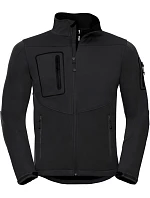 Russell Athletic 520M Pánská 3-vrstvá sportovní softshell bunda 10.520M black Russell Athletic 520M Pánská 3-vrstvá sportovní softshell bunda 10.520M black