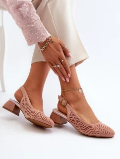 Lodičky Na Podpatku Růžové Gemifa