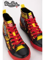 Tenisky Pol'and'Rock Festival X Big Star SS174501 Černo-Červené