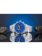 Pánské hodinky Giewont Chronograph Sapphire Silver Blue GW4580-B3