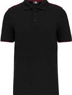 WK WK 270 Pánské pracovní piqué polo "Day-to-Day" 20.W270 black/red