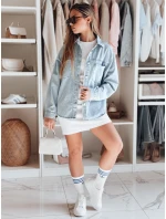 Dámská oversize džínová bunda BLUEDIVA modrá FashionStreet TY4900
