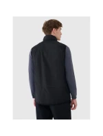 Pánská péřová trekingová vesta s výplní Primaloft Black 4F 4FWSS25TVJAM177-22S pánské Pánská péřová trekingová vesta s výplní Primaloft Black 4F 4FWSS25TVJAM177-22S pánské