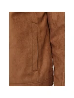 Bunda Jack&Jones ze syntetického semiše JJEDYLAN CLEAN JACKET NOOS 12261197 COGNAC