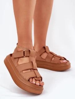 Dámské Sandály Na Platformě Camel Nitavelia
