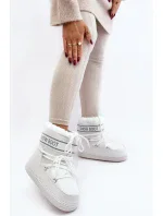 Dámské bílé boty do sněhu se zavazováním Soia