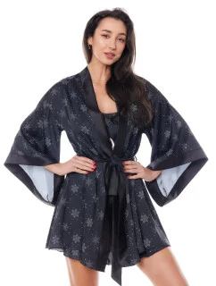 Krásný župan Aster robe black - Anais