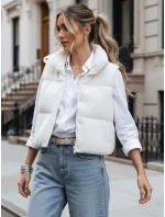 Dámská krémová vesta z ovčí kůže BEEWARM FashionStreet TY3801 Dámská krémová vesta z ovčí kůže BEEWARM FashionStreet TY3801