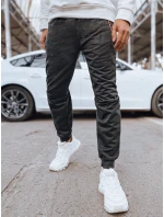 Pánské tmavě šedé tepláky FashionStreet UX4282