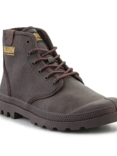Boty Palladium PAMPA HI COATED U 74375-249-M Dark Cocoa