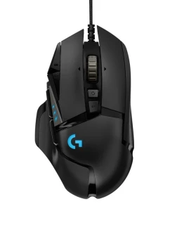 Myš Logitech G502 Gaming HERO EU 910-005471 (optická; 16000 DPI; barva černá)