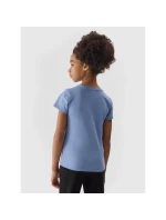 Dívčí tričko ze 100% bavlny 4F Junior