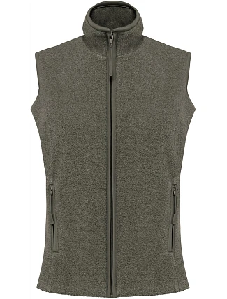 Kariban K 906 Dámská mikrofleecová vesta "Melodie" 20.K906 green marble heather