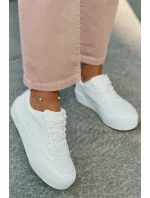 Dámské nízké tenisky z ECO kůže Big Star – bílé