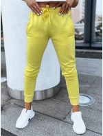 Dámské tepláky FITS žluté UY0580