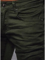 Pánské džínové kalhoty zelené FashionStreet UX4086