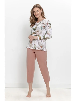 3615 DÁMSKÉ DLOUHÉ PYŽAMO DENISA M–XL 3615 DÁMSKÉ DLOUHÉ PYŽAMO DENISA M–XL