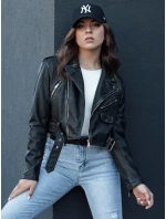 PALIGOR dámská kožená bunda ramones černá FashionStreet TY4467