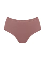 Dámské kalhotky GO Daily Cotton Midi 3P - BROWN - sv. hnědé 1141 - SLOGGI