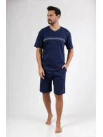 Pánské pyžamo Regina 476 v plné délce 2XL-3XL