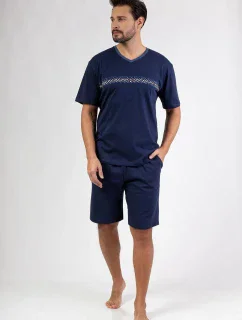 Pánské pyžamo Regina 476 v plné délce 2XL-3XL