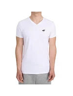 Pánské tričko 4F M3339 white 4FWMM00TTSHM3339 10S pánské