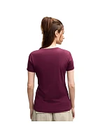 Dámské tričko Puma Ess Centered Cat Logo Tee, vínové, 692916, 24